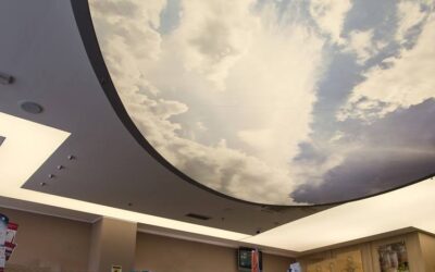 Soffitto teso: installazione veloce, soluzione per piscine, palestre, studi medici e locali commerciali